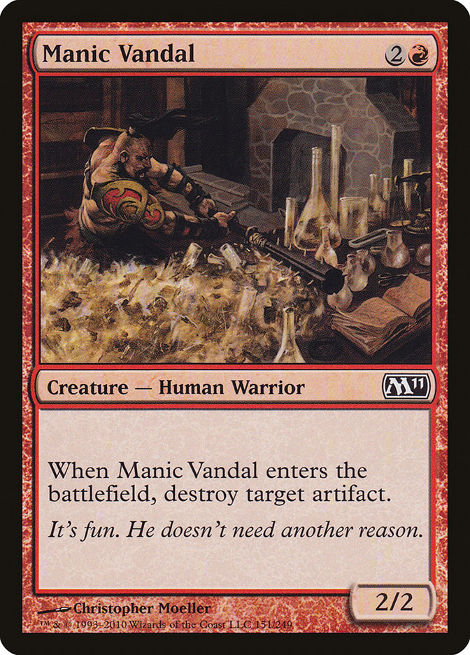 Manic Vandal [Core Set 2011] [Foil]