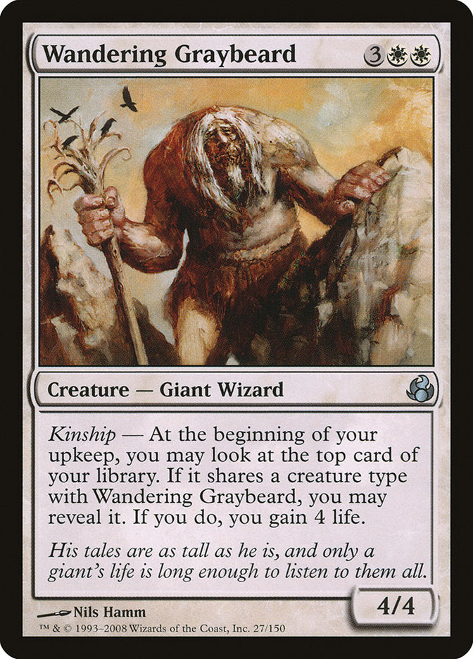 Wandering Graybeard [Morningtide] [Foil]