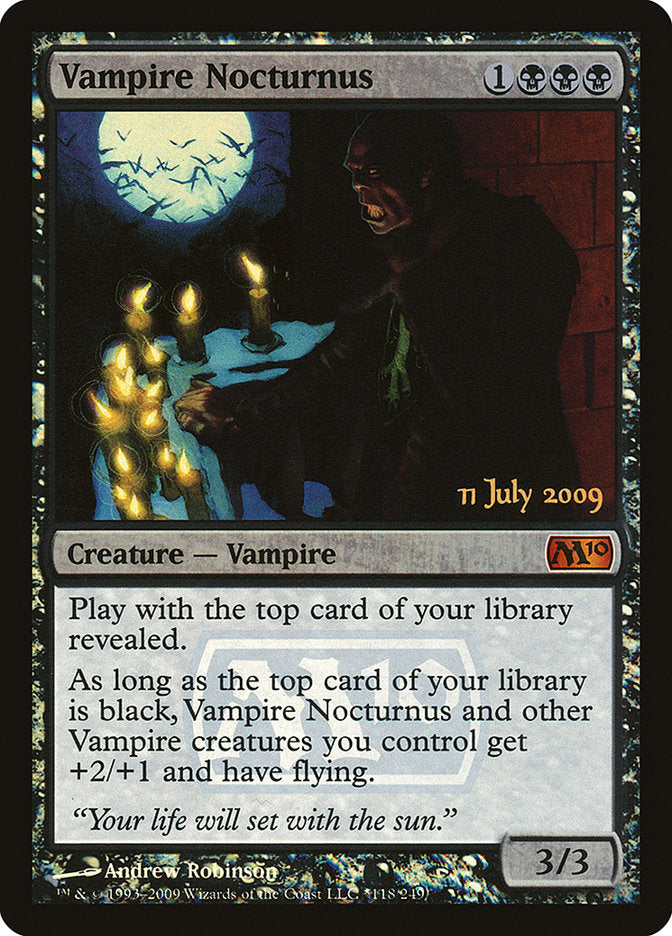 Vampire Nocturnus [Core Set 2010 Prerelease Promos]