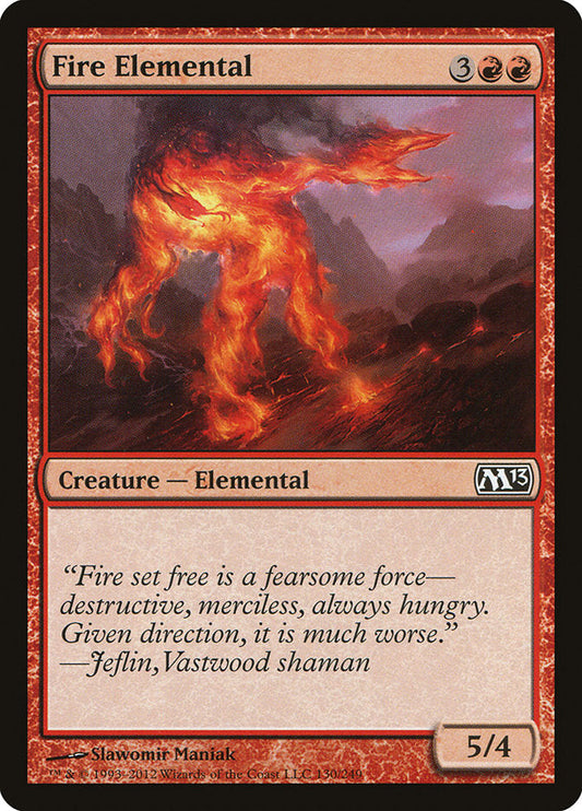 Fire Elemental [Core Set 2013] [Foil]