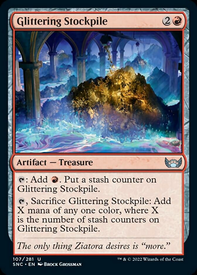 Glittering Stockpile [Streets of New Capenna] [Foil]