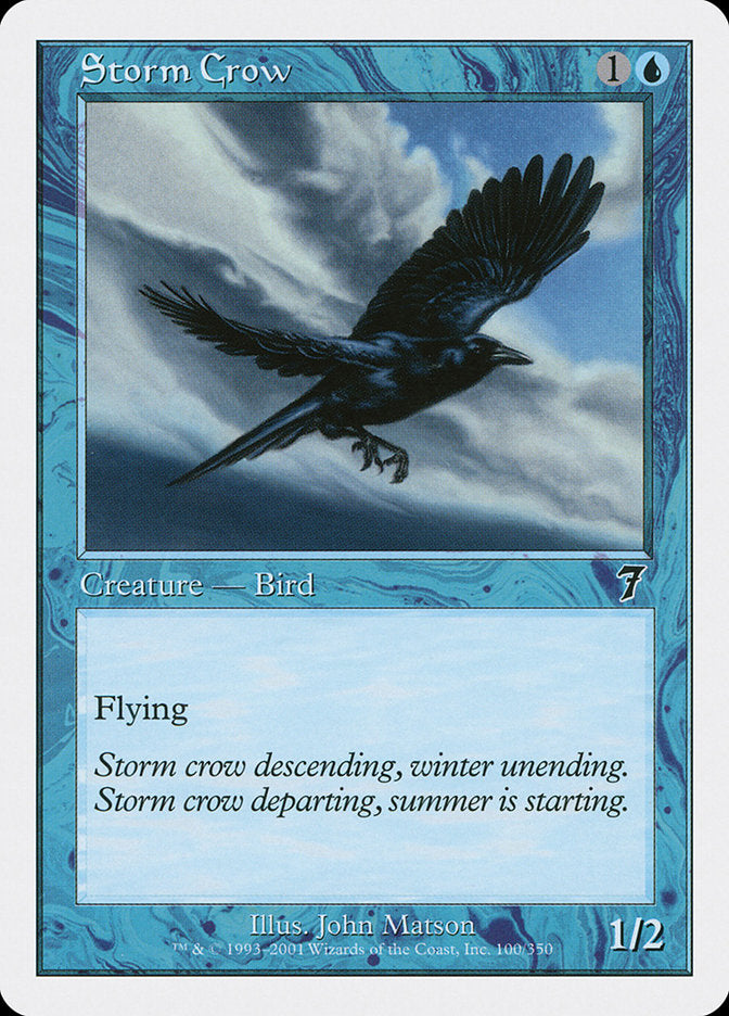 Storm Crow [Seventh Edition] [Foil]
