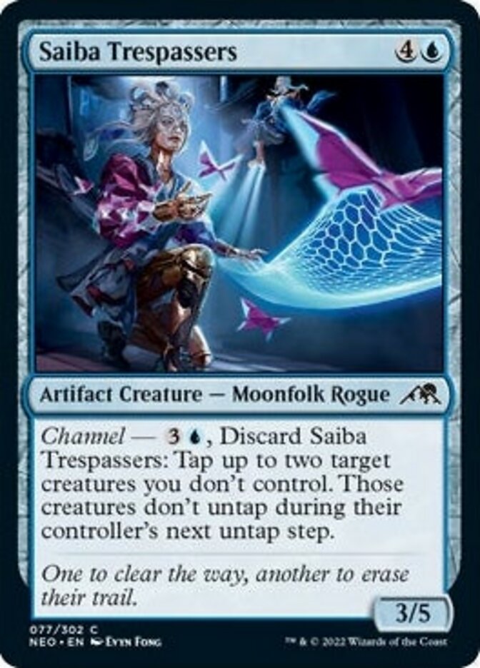Saiba Trespassers [Kamigawa: Neon Dynasty] [Foil]