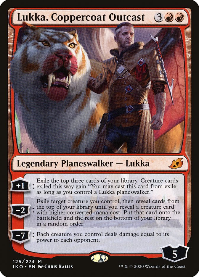 Lukka, Coppercoat Outcast [Ikoria: Lair of Behemoths] [Foil]