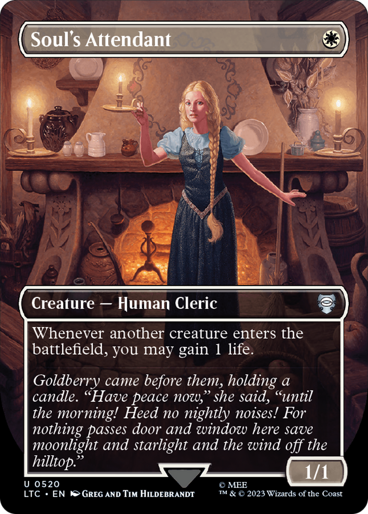 Soul's Attendant (Borderless) [The Lord of the Rings: Tales of Middle-Earth Commander] [Foil]
