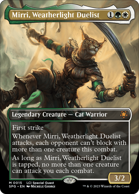 Mirri, Weatherlight Duelist (Borderless) [The Lost Caverns of Ixalan Special Guests] [Foil]
