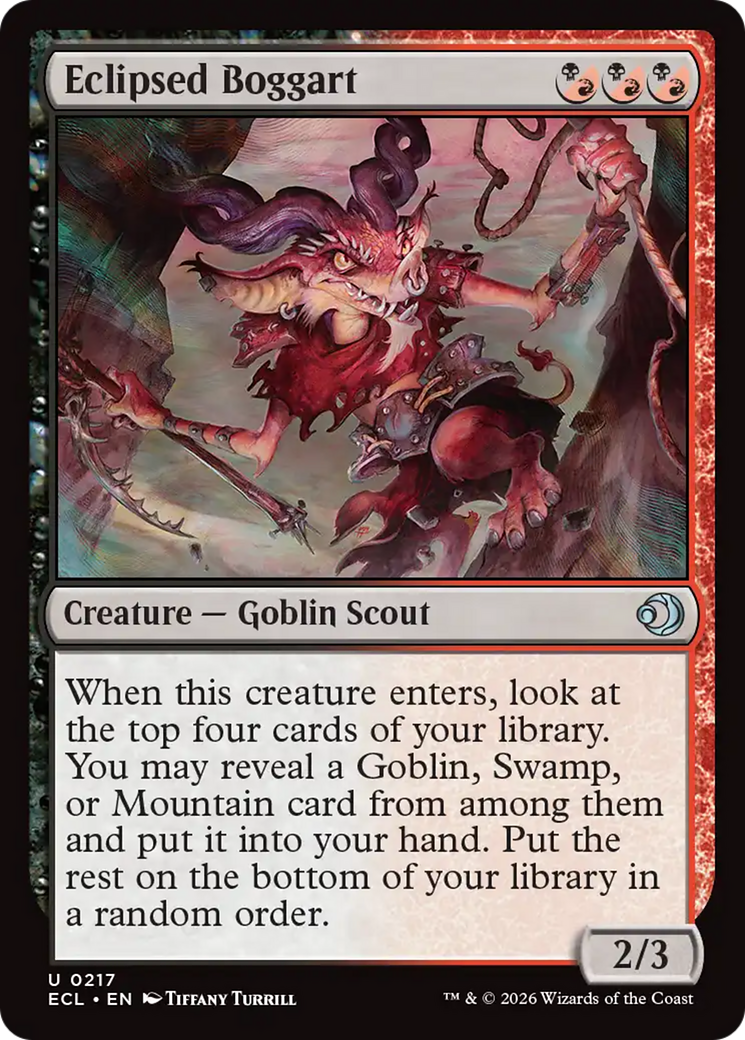 Eclipsed Boggart [Lorwyn Eclipsed] [Foil]