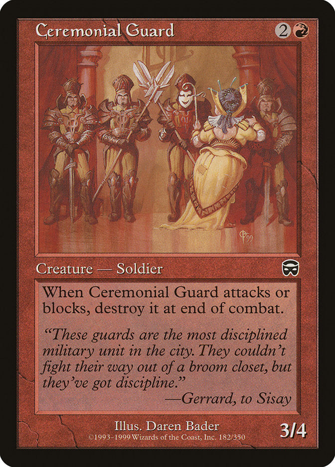 Ceremonial Guard [Mercadian Masques] [Foil]