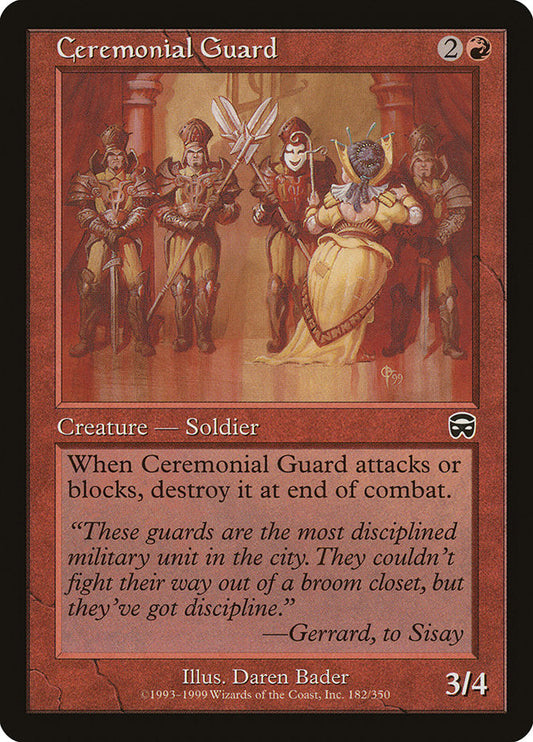 Ceremonial Guard [Mercadian Masques] [Foil]