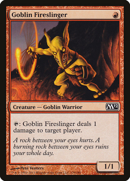 Goblin Fireslinger [Core Set 2012] [Foil]