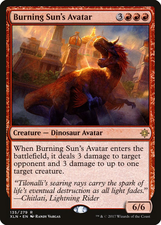 Burning Sun's Avatar [Ixalan] [Foil]