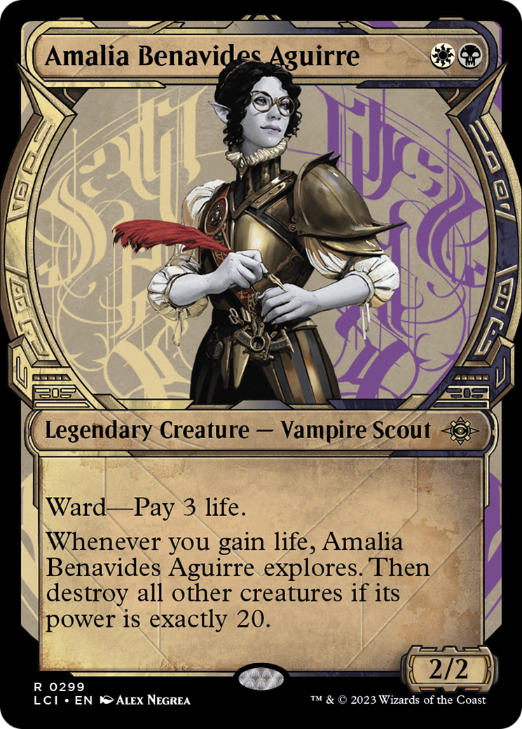 Amalia Benavides Aguirre (Showcase) [The Lost Caverns of Ixalan] [Foil]