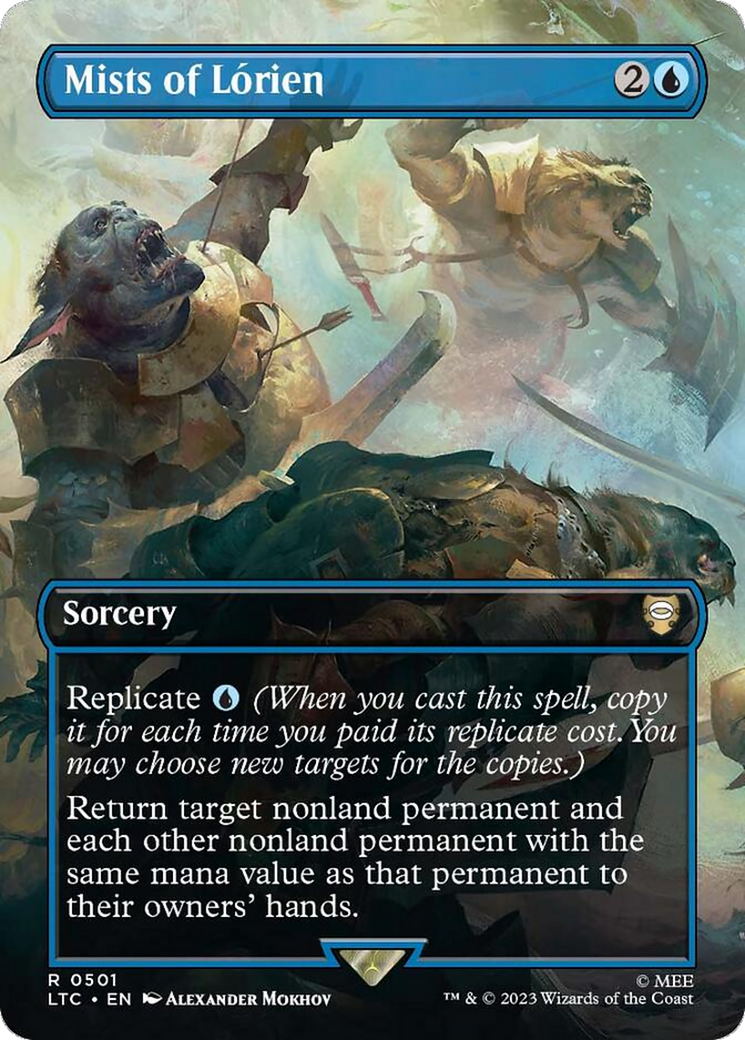 Mists of Lorien (Borderless) [The Lord of the Rings: Tales of Middle-Earth Commander] [Foil]