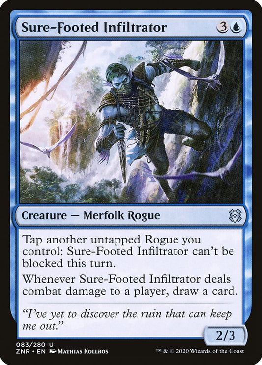 Sure-Footed Infiltrator [Zendikar Rising] [Foil]
