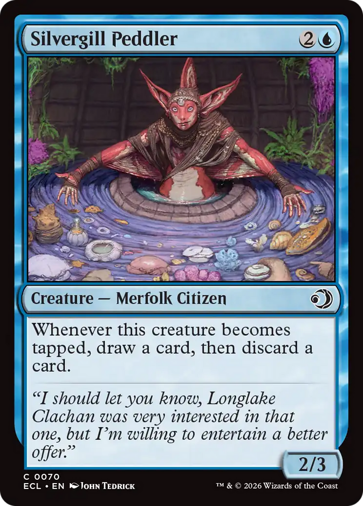 Silvergill Peddler [Lorwyn Eclipsed] [Foil]