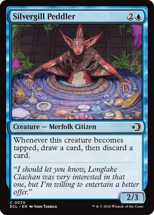 Silvergill Peddler [Lorwyn Eclipsed] [Foil]