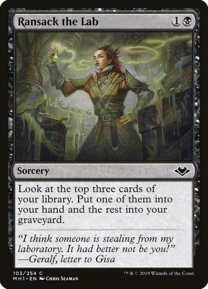 Ransack the Lab [Modern Horizons] [Foil]