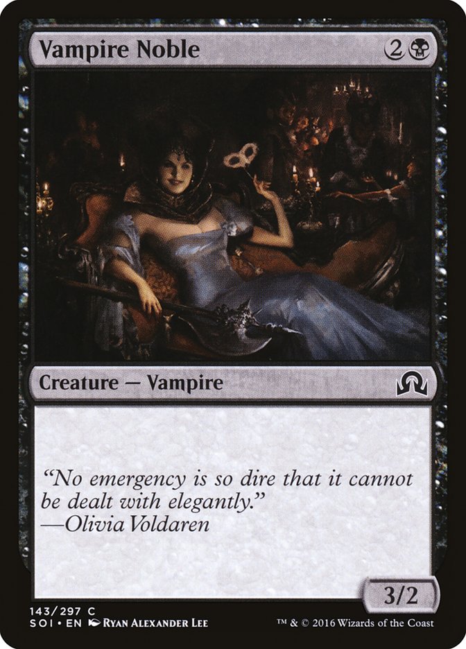 Vampire Noble [Shadows over Innistrad] [Foil]