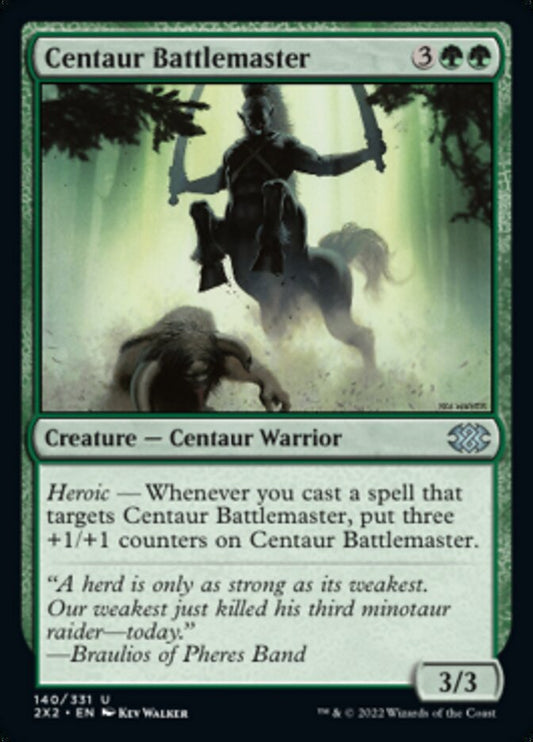 Centaur Battlemaster [Double Masters 2022] [Foil]