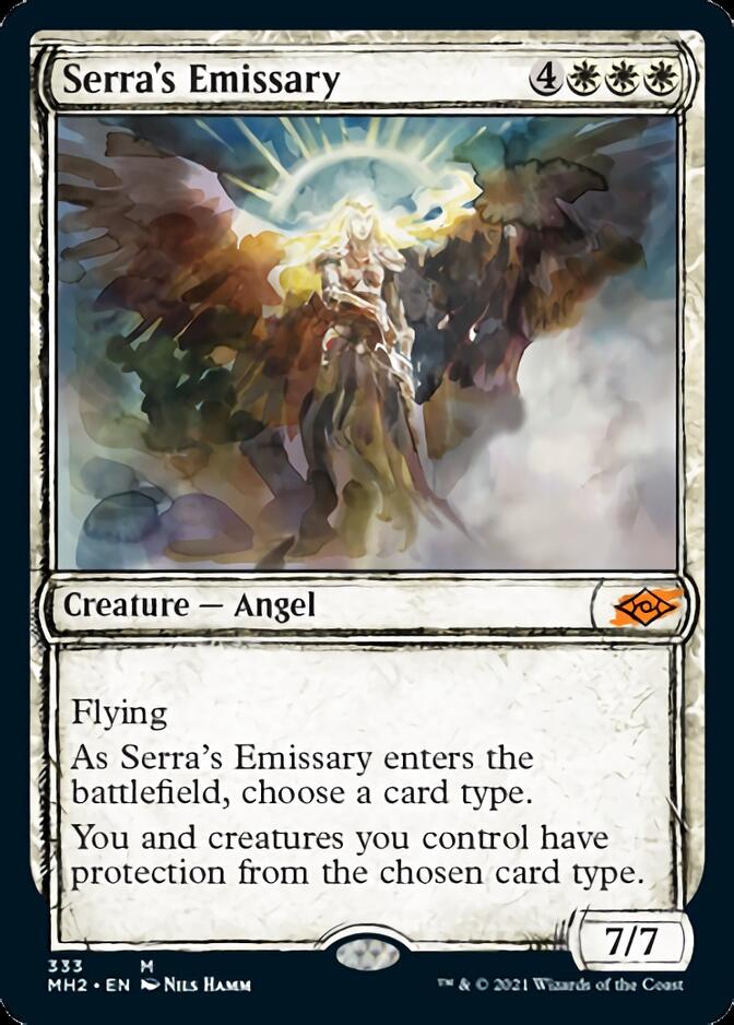 Serra's Emissary (Sketch) [Modern Horizons 2] [Foil]