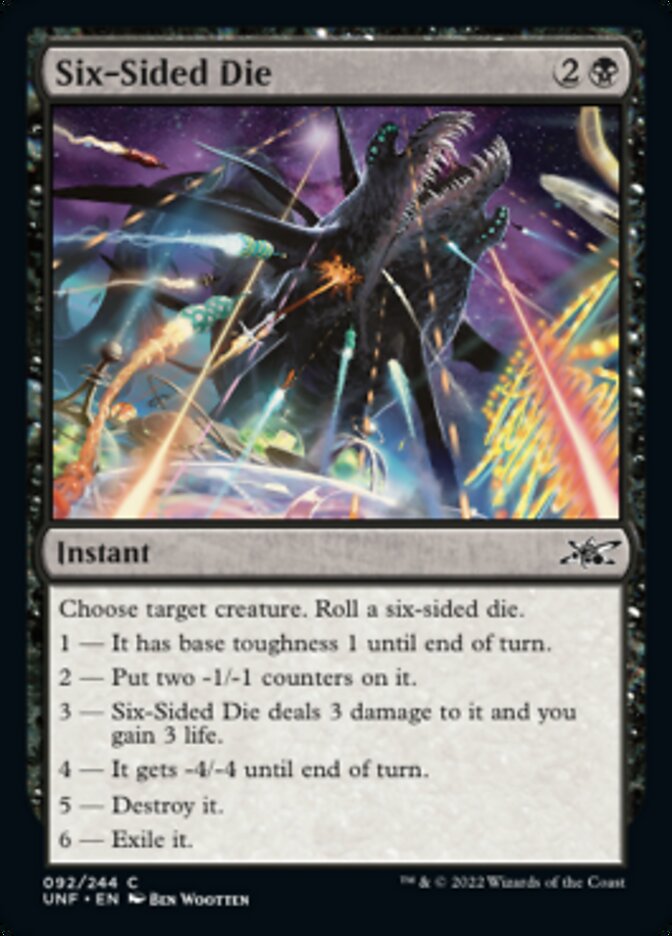 Six-Sided Die [Unfinity] [Foil]