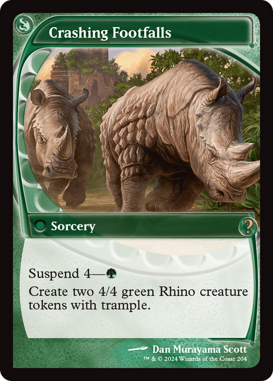 Crashing Footfalls (Future Sight) [Mystery Booster 2] [Foil]