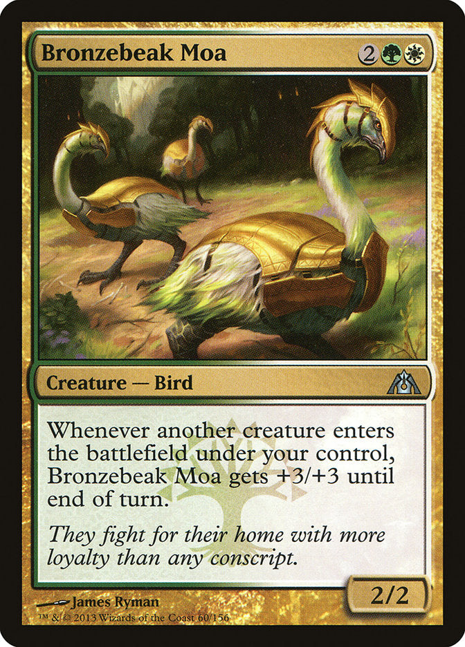 Bronzebeak Moa [Dragon's Maze] [Foil]