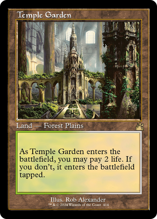 Temple Garden (Retro) [Ravnica Remastered] [Foil]