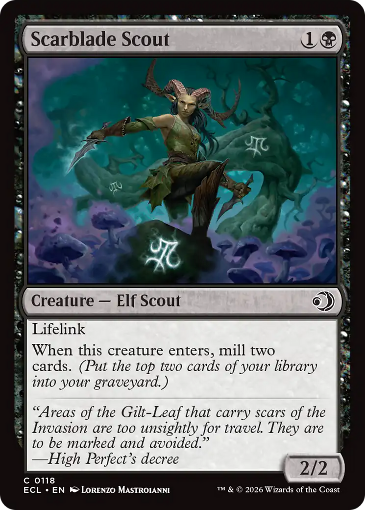 Scarblade Scout [Lorwyn Eclipsed] [Foil]