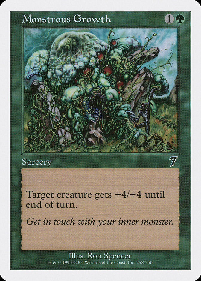 Monstrous Growth [Seventh Edition] [Foil]