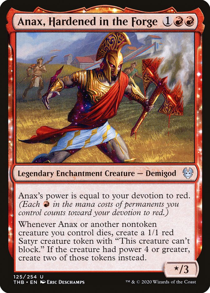 Anax, Hardened in the Forge [Theros Beyond Death] [Foil]