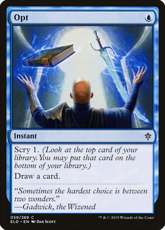 Opt [Throne of Eldraine] [Foil]