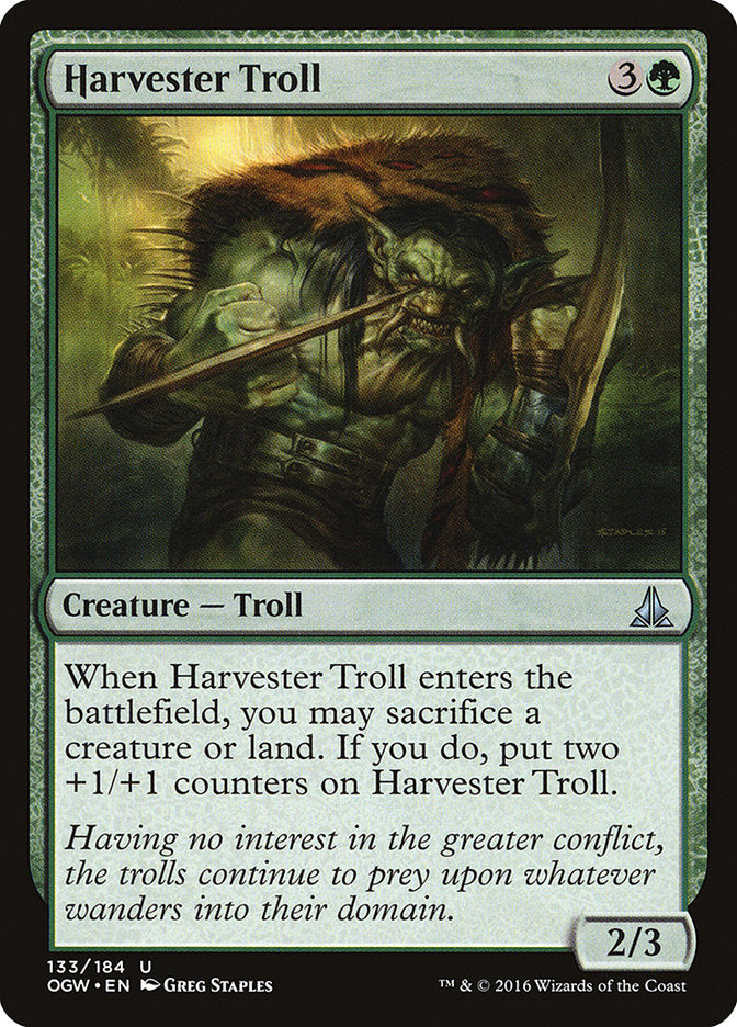 Harvester Troll [Oath of the Gatewatch] [Foil]