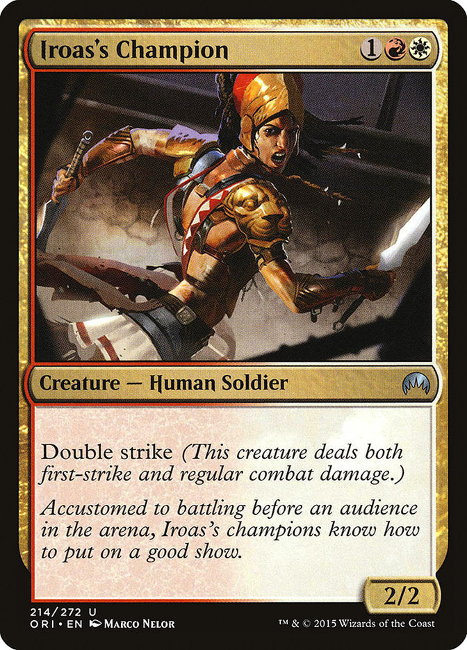 Iroas's Champion [Magic Origins] [Foil]