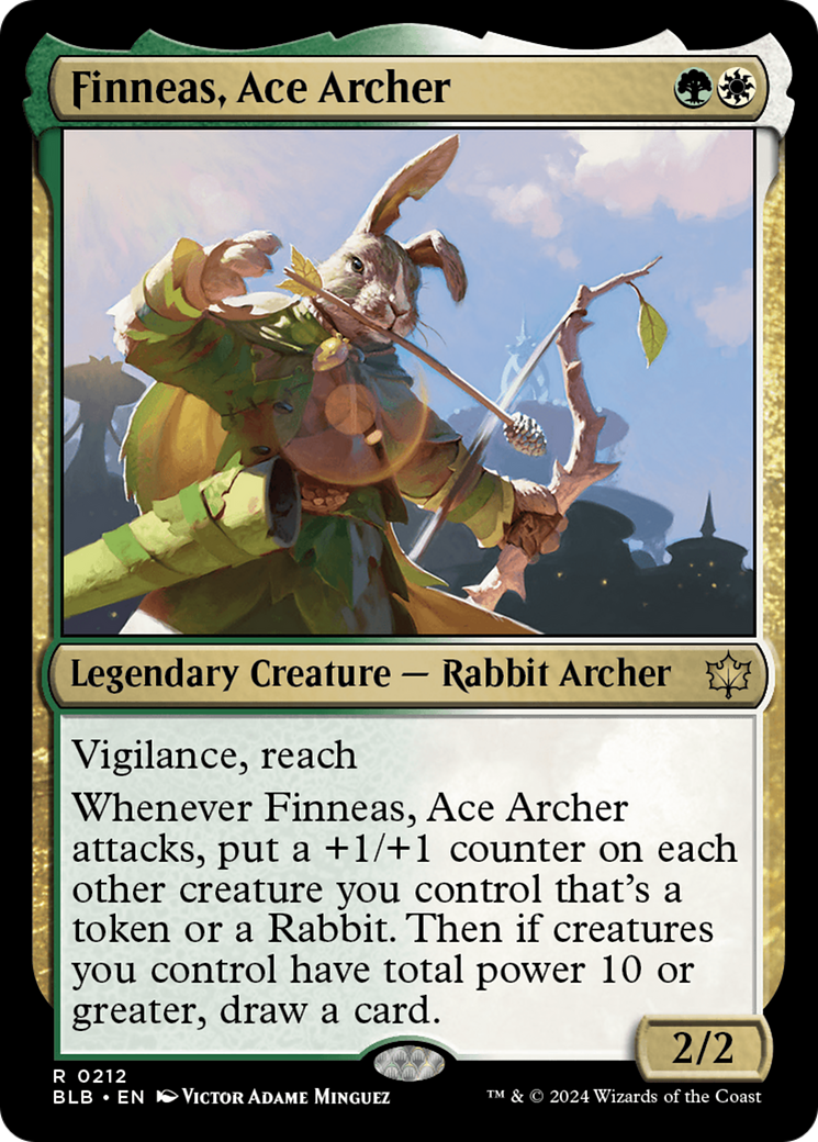 Finneas, Ace Archer [Bloomburrow] [Foil]