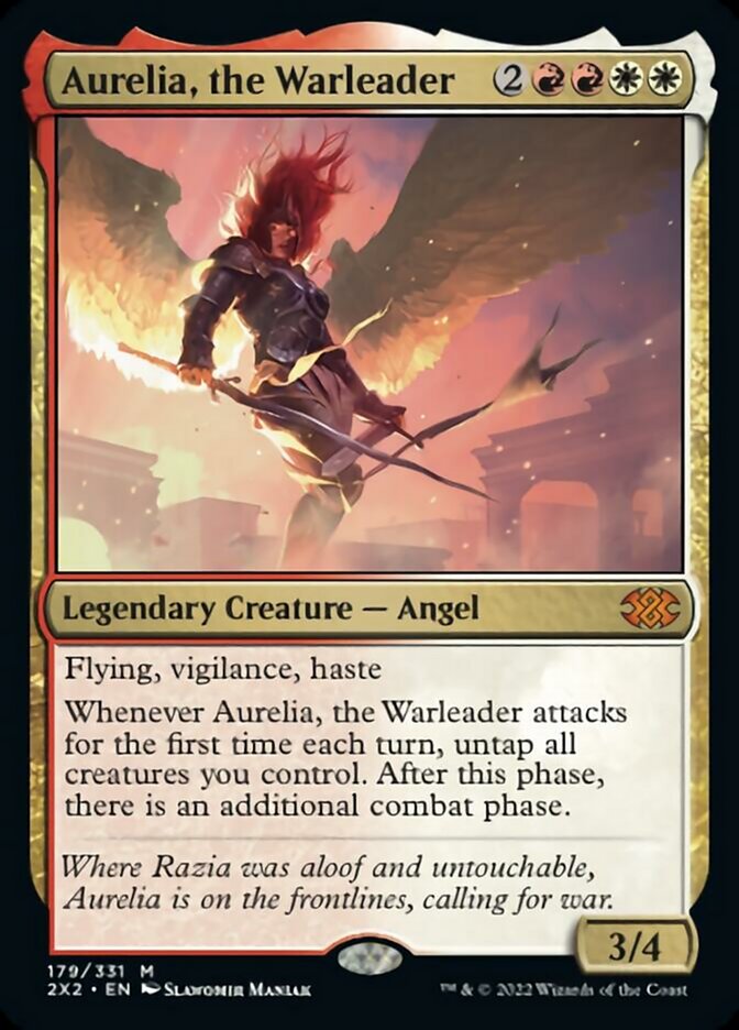 Aurelia, the Warleader [Double Masters 2022] [Foil]