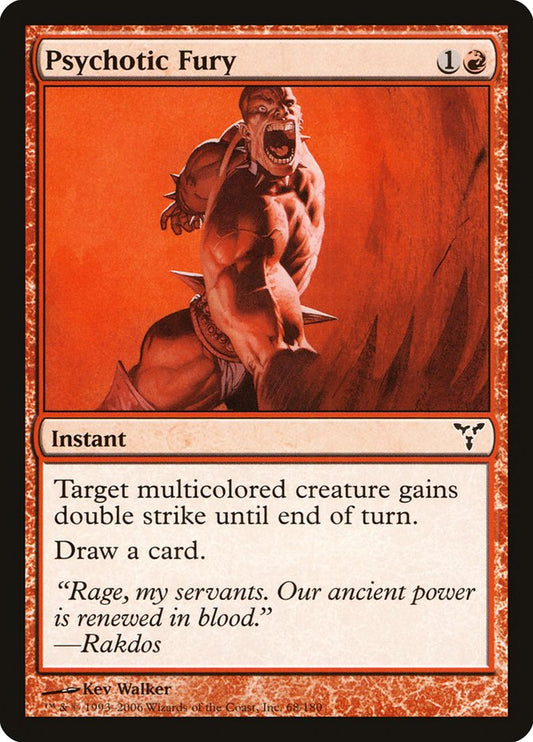 Psychotic Fury [Dissension] [Foil]