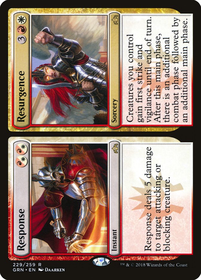 Response // Resurgence [Guilds of Ravnica] [Foil]