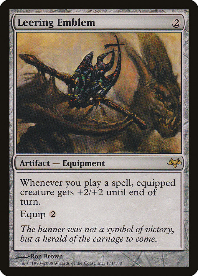 Leering Emblem [Eventide] [Foil]