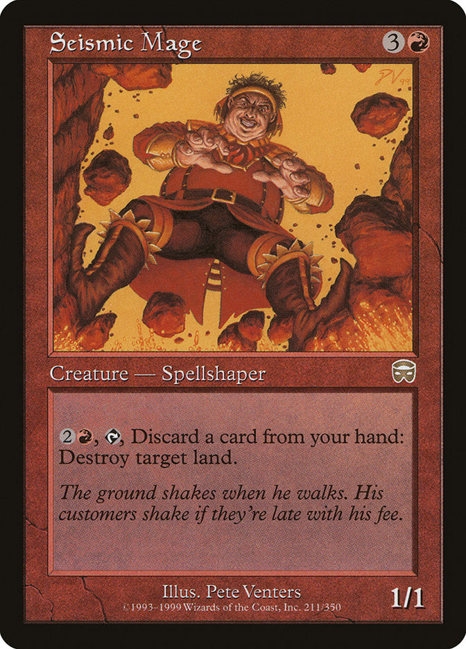 Seismic Mage [Mercadian Masques] [Foil]