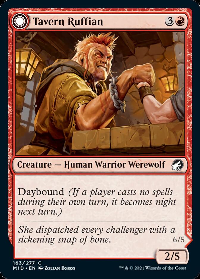Tavern Ruffian // Tavern Smasher [Innistrad: Midnight Hunt] [Foil]