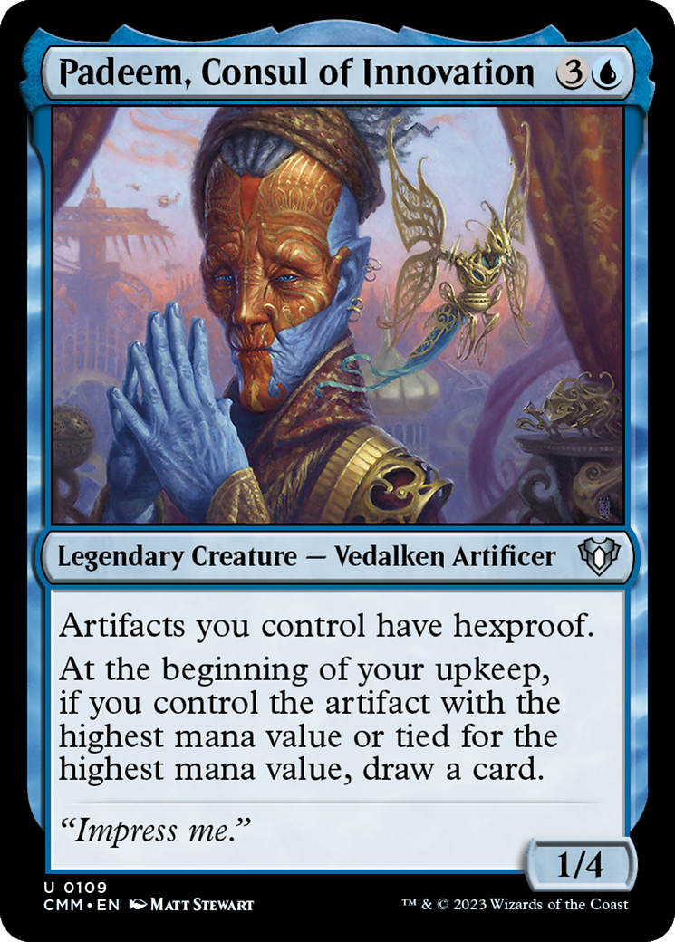 Padeem, Consul of Innovation [Commander Masters] [Foil]