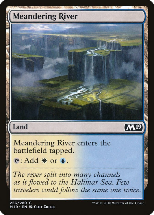 Meandering River [Core Set 2019] [Foil]