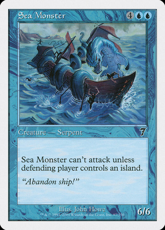 Sea Monster [Seventh Edition] [Foil]