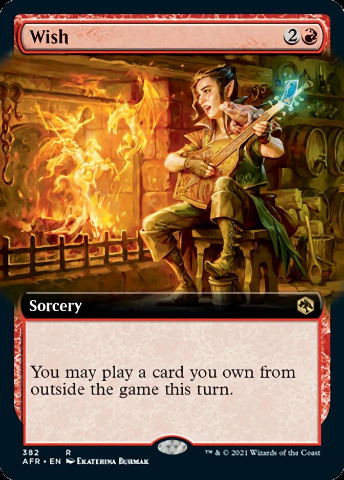 Wish (Extended Art) [Dungeons & Dragons: Adventures in the Forgotten Realms] [Foil]