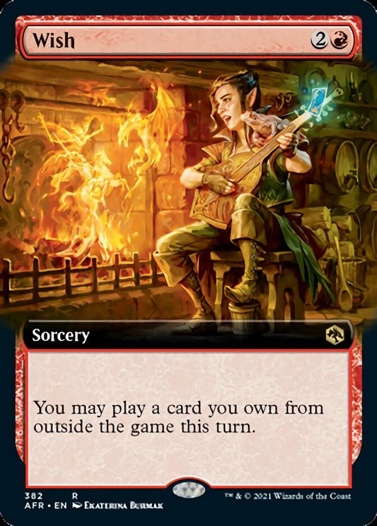 Wish (Extended Art) [Dungeons & Dragons: Adventures in the Forgotten Realms] [Foil]