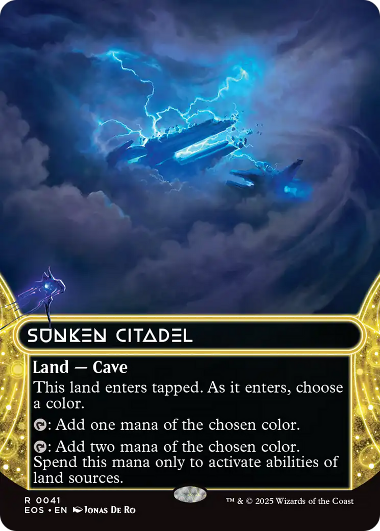Sunken Citadel (0041) (Borderless) [Edge of Eternities: Stellar Sights] [Foil]