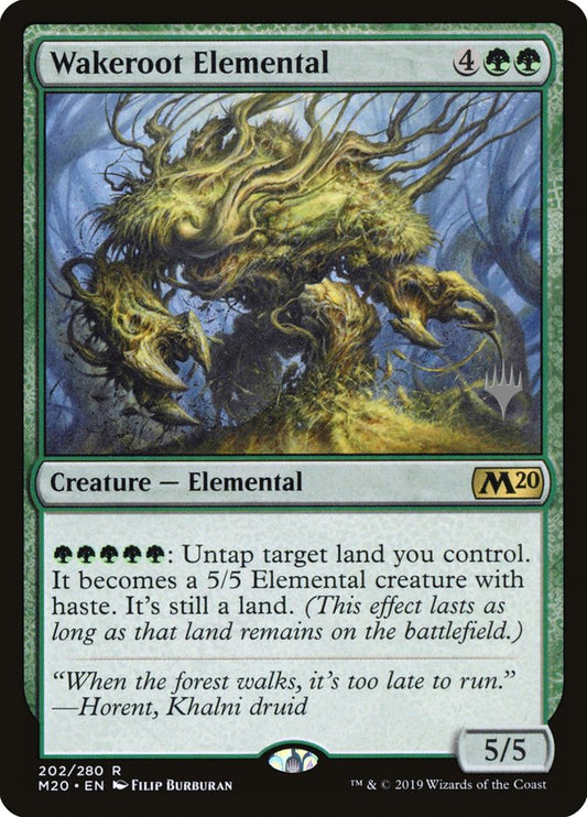 Wakeroot Elemental (Promo Pack) [Core Set 2020 Promos] [Foil]