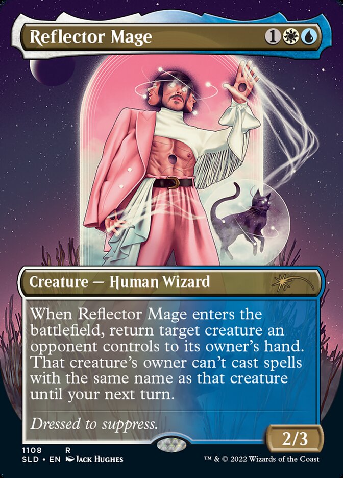 Reflector Mage (Borderless) [Secret Lair Drop Series] [Foil]