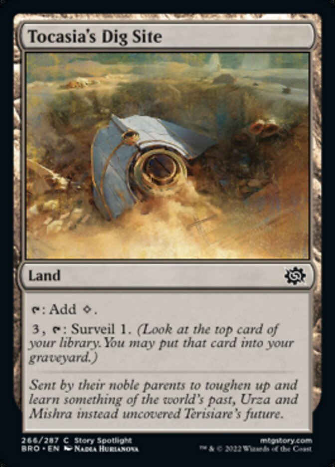 Tocasia's Dig Site [The Brothers' War] [Foil]